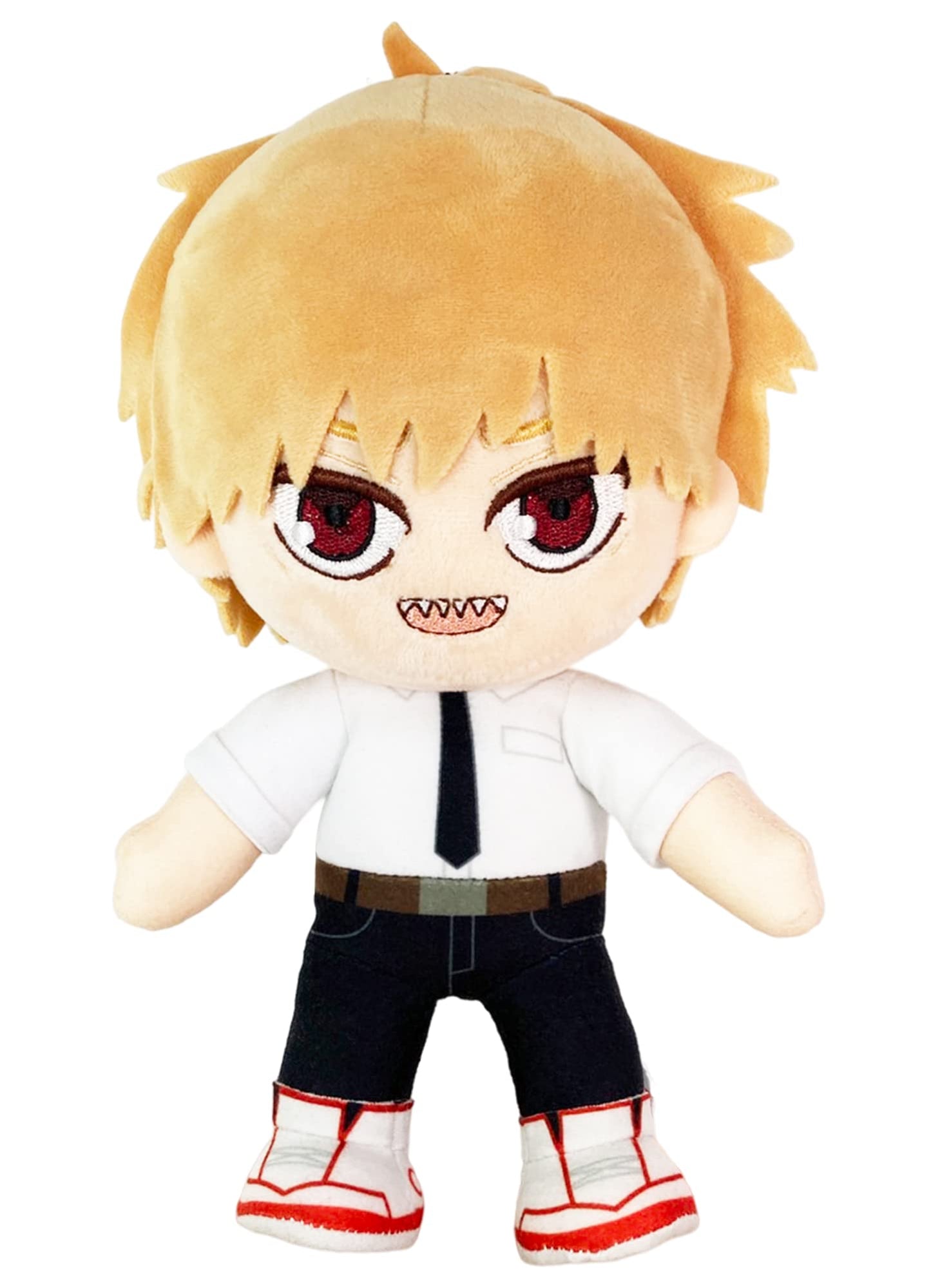 Great Eastern Entertainment Chainsaw Man - Denji Public Safety Devil Hunters Uniform #1 Movable Ver Plush 8" H