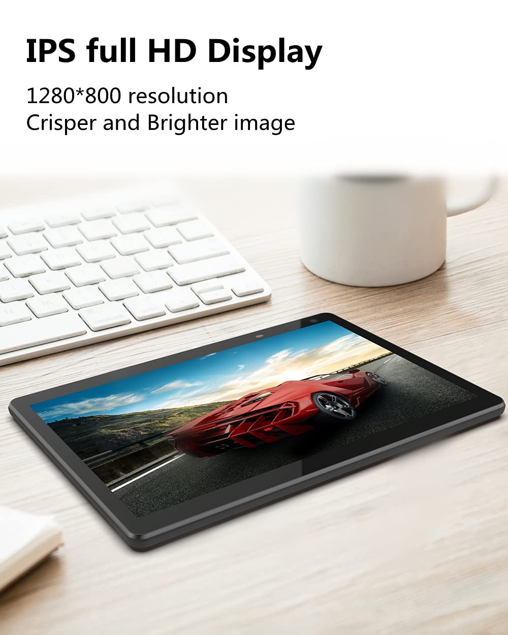COOPERS Tablet 10 inch Android Tablets, Android 14 Tablet Quad Core Processor 32GB Storage Tablet Computer, 6GB RAM, 8MP Camera, Long Battery Life Black