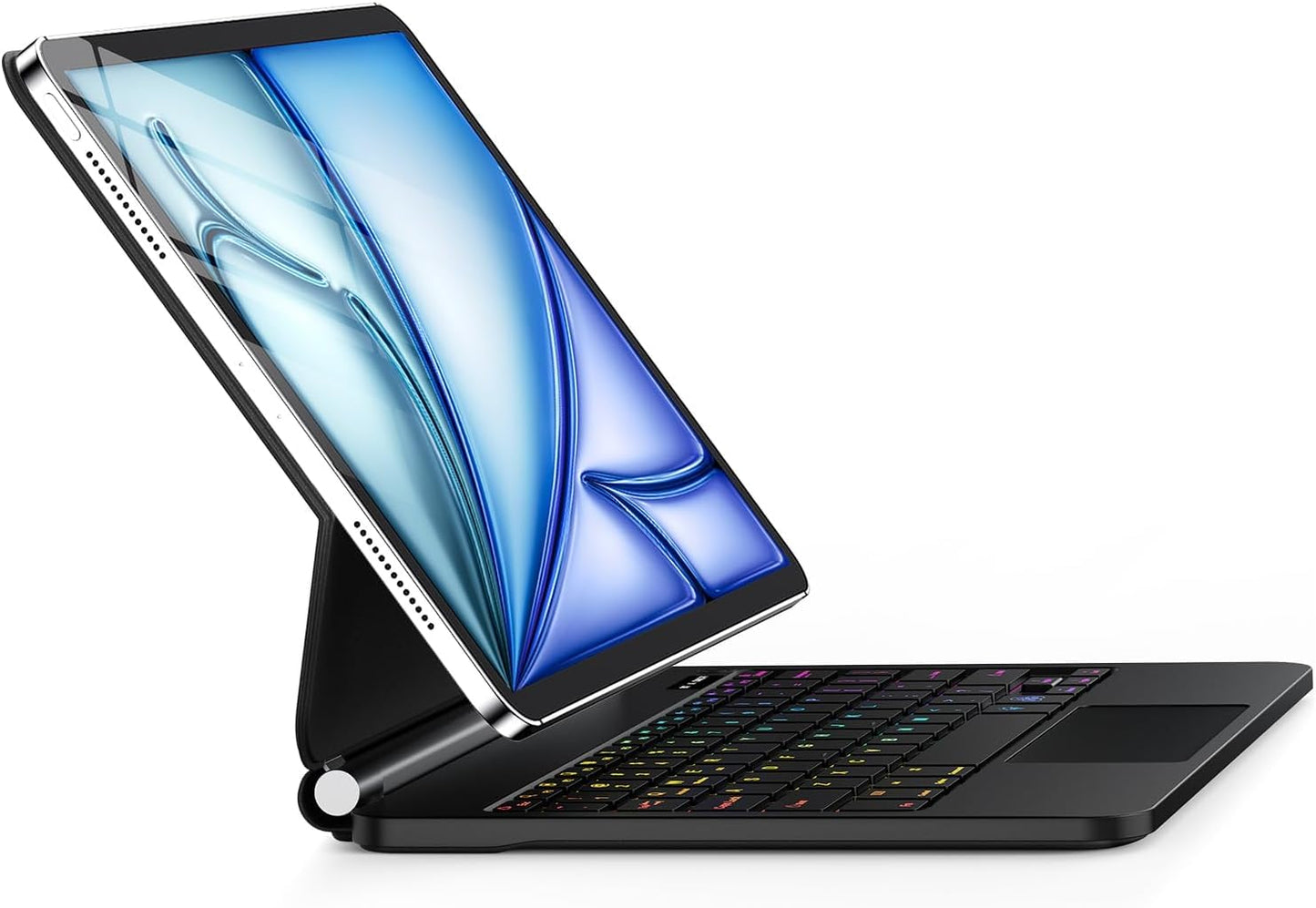 Keyboard Case for iPad Air 13 inch (M3 2025/M2, 2024),iPad Pro 12.9 inch (3/4/5/6th Gen)，Magic-Style Magnetic – Floating Cantilever Stand – Backlit Keyboard Case with Multi-Touch Trackpad (Black)