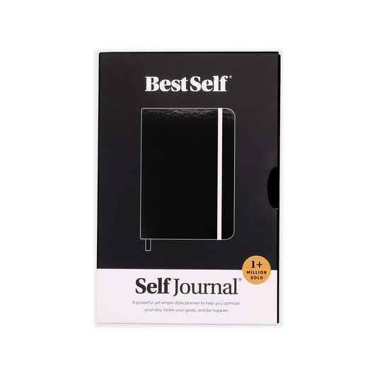 BestSelf Self Journal 13-Week Productivity Journal with Prompts, Undated Planner and Guided Journal for Women and Men, Black
