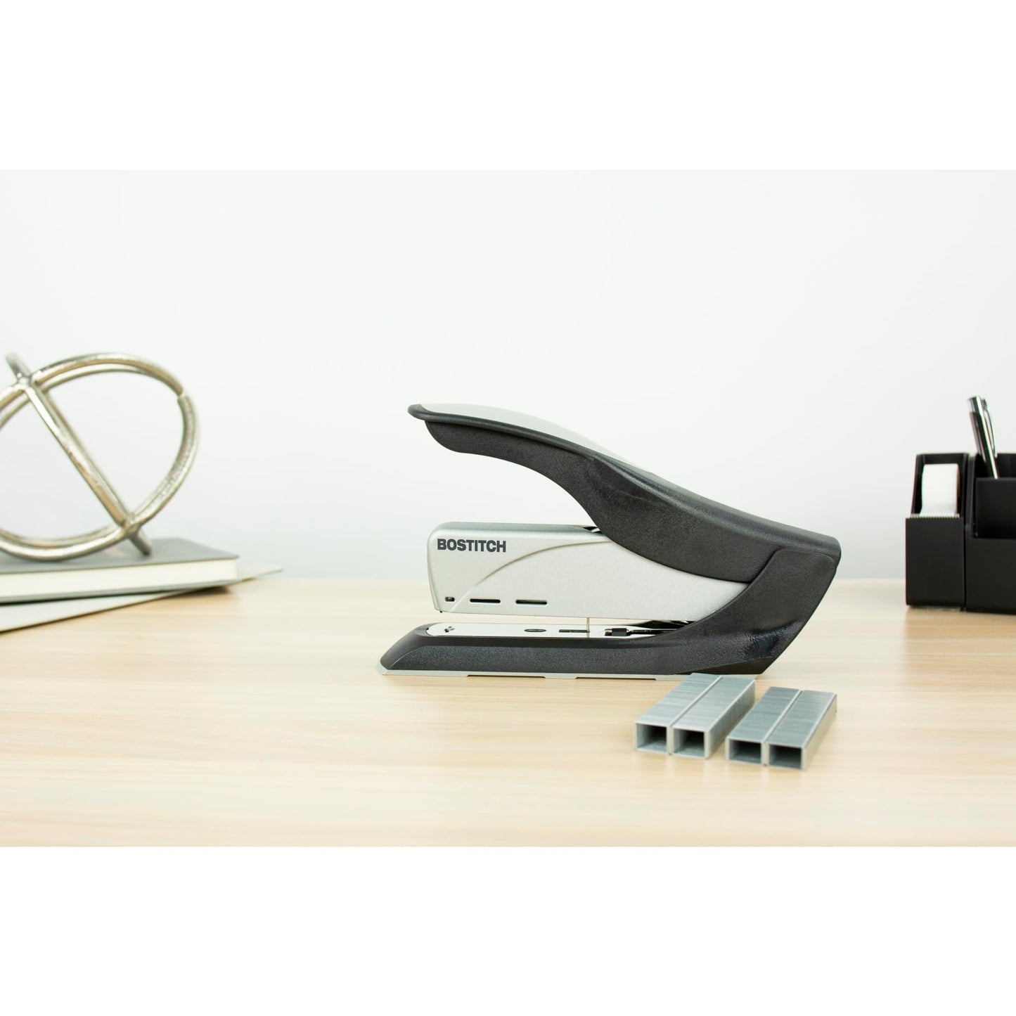 Bostitch Office inHANCE Heavy Duty Stapler, 65-Sheet Capacity, Black/Silver