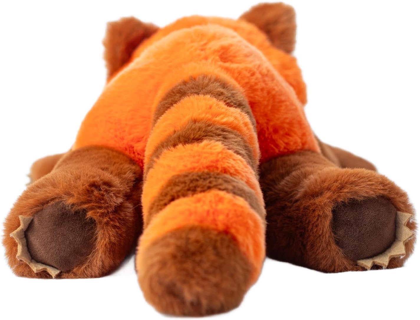 Red Panda Sensory Weighted Vibrating Pillow, Pressure Activated for Kids Adults Plush Minky Soft Size11 by 20 inches Pillow Animal, Small Heavy Fluffy Fur Weighted Plushie for Gift Birthday Christmas