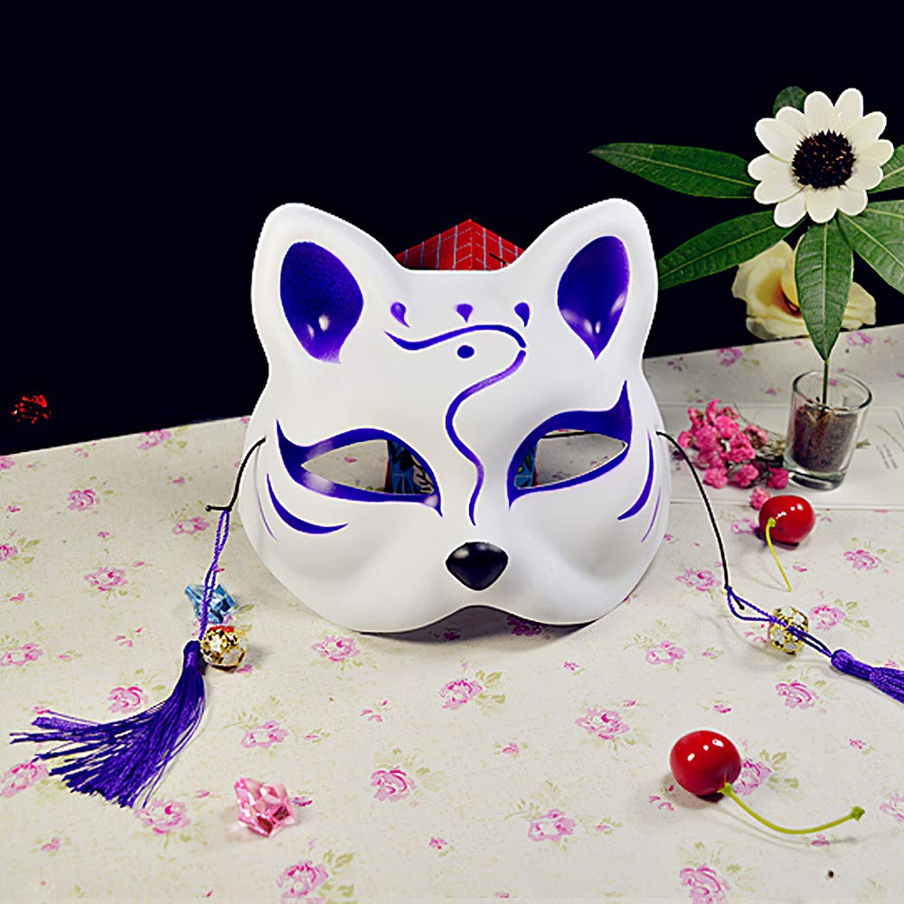 Lynkaye White Plain Masks,16 pcs DIY Unpainted Masquerade Masks(16 Pcs) (Style B)