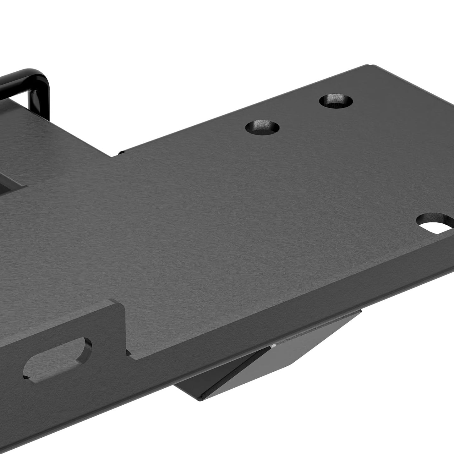 EYOUHZ Trailer Hitch Winch Mount with 2" Receiver, Universal Heavy-Duty Winch Plate Bracket for ATV/UTV/SUV/Truck/Pickup, 17000 lbs Towing Capacity, Mounting Cradle, Black