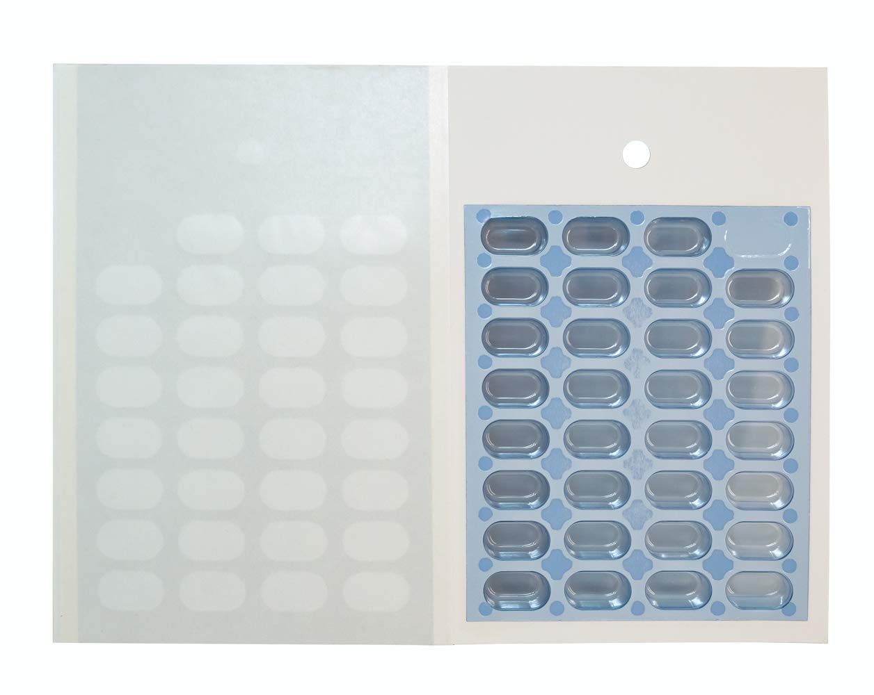 100 Pack Monthly or Weekly Cold Seal Medication Blister Pack System Cards - One Piece Unit Dose Book Fold, Easy No Extra Equipment Needed, Just Fill and Seal, (31 Day Monthly - 100 Pack)