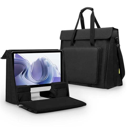 21/24 inch lcd screen computer Tote Bag Compatible with iMac All in One Desktop Monitor Computer Bag Travel Storage Bag Carrying Bag with Shoulder Strap