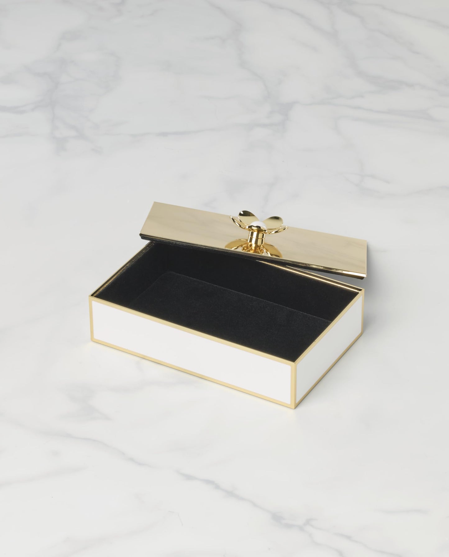 kate spade new york Make It Pop Large Floral Box, Gold