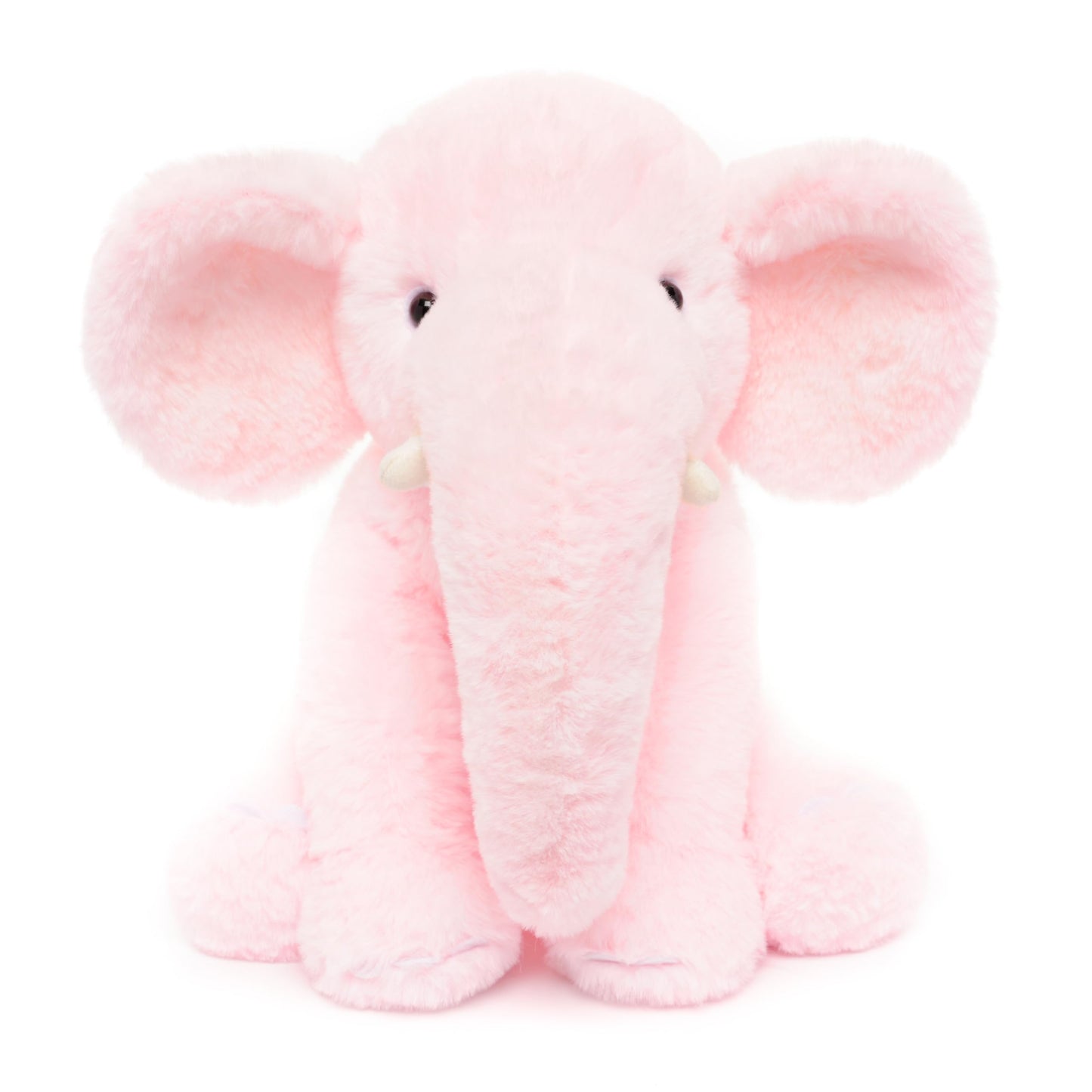 WEIGEDU 33cm Pink Elephant Stuffed Animal - Plush Toy for Boys, Girls, Kids, Baby Shower, Bedtime, Birthday