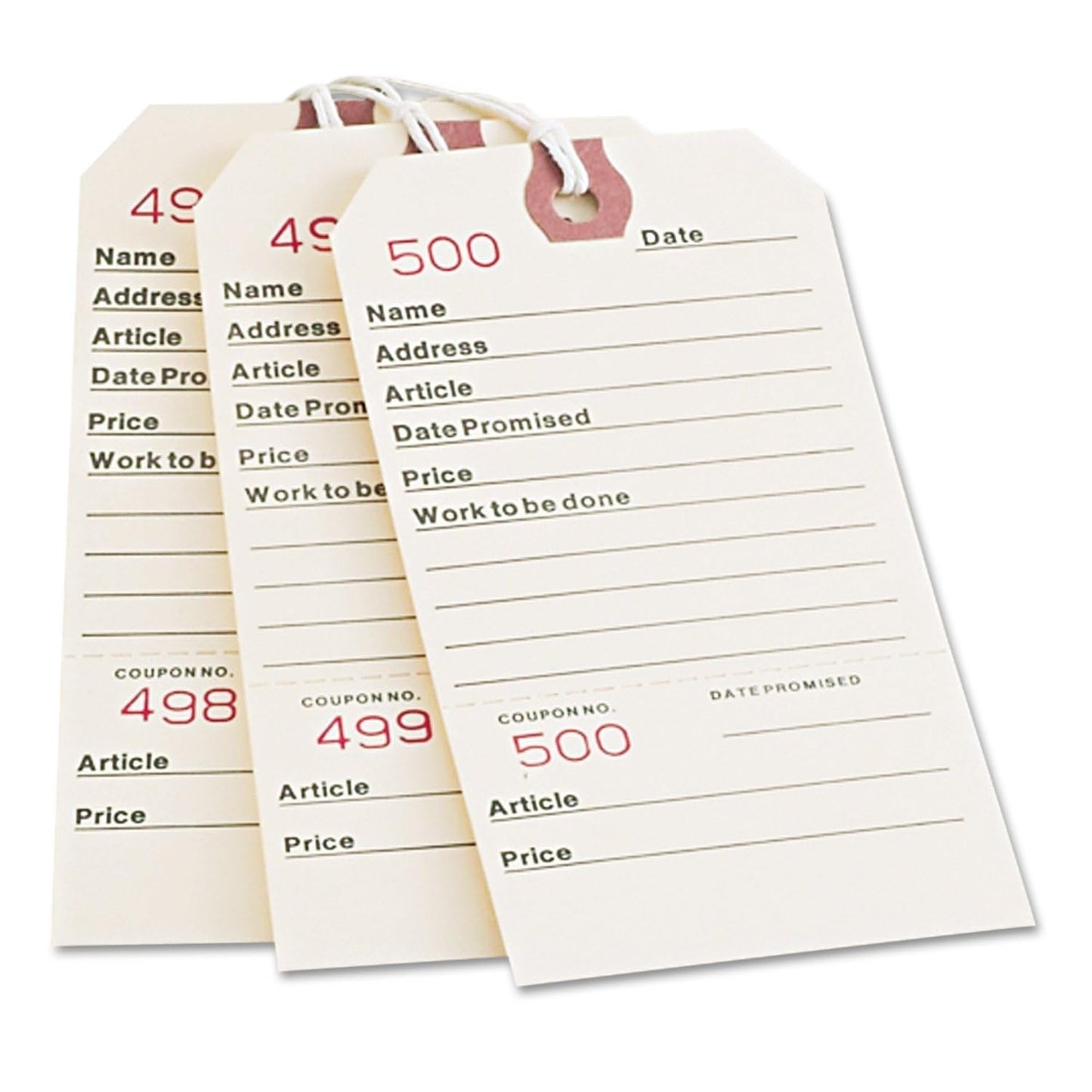 Avery 15030 Repair Tags, 5 1/4 x 2 5/8, Manila (Box of 500)