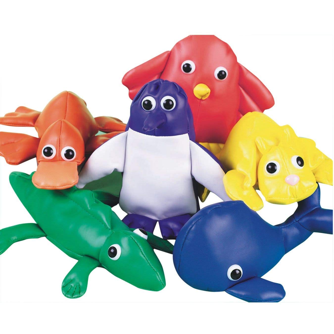 S&S Worldwide Spectrum Beanbag Animal Set,Assorted
