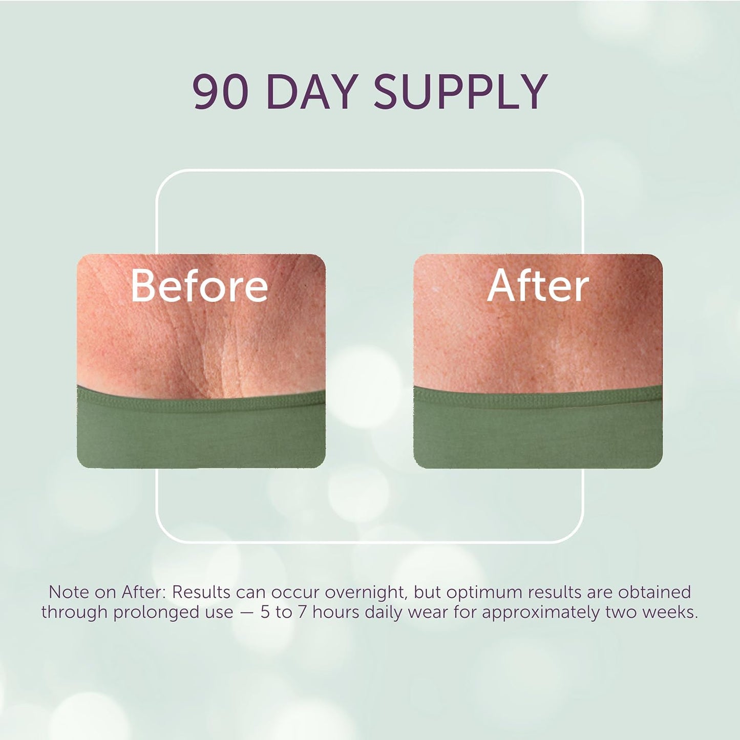 Silc Skin Decollette Pad - Medical-Grade Chest Wrinkle Pads, Smoothing Anti Wrinkle Chest Pads, Reusable Silicone Chest Wrinkle Patches, 90 Day Supply