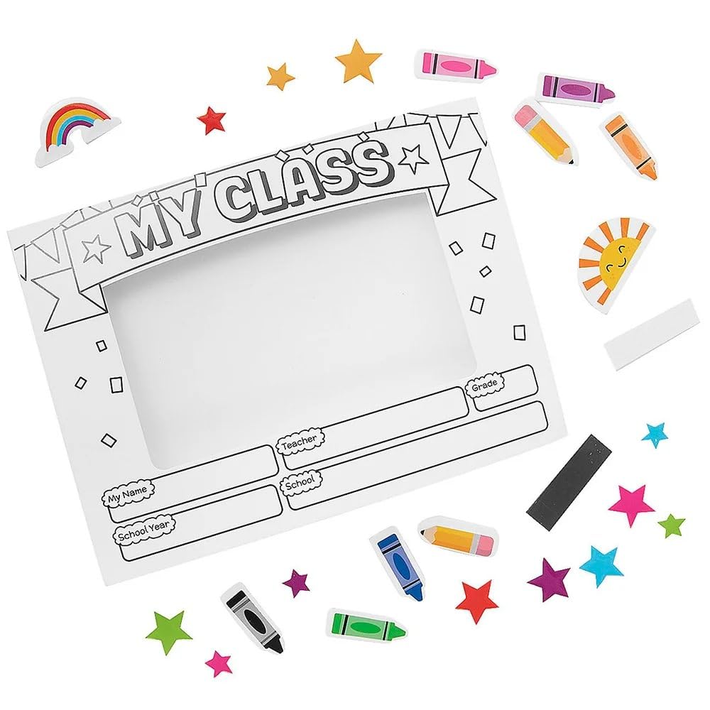 PICTURE AUTOGRAPH FRAMES CLASSPACK - Craft Kits - 30 Pieces