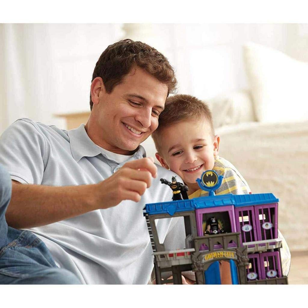 Fisher-Price Imaginext DC Super Friends, Gotham City Jail Playset with Batman and Bane Figures for preschool kids ages 3-8 years