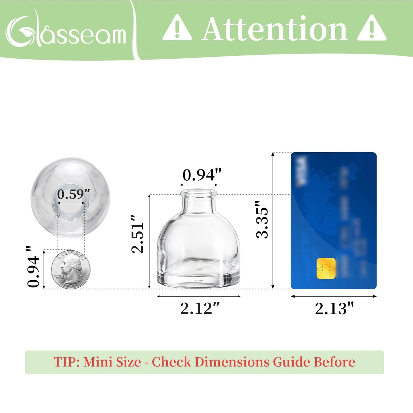 Glasseam Clear Glass Vases for Centerpieces: Mini Flower Vase Set 28Pcs Bud Vases in Bulk - Modern Small Vases for Home Room Wedding Party Dining Table Center Decor