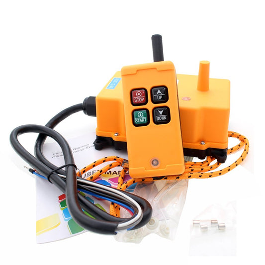 4 Key Crane Industrial Remote Control Wireless Transmitter Push Button Switch (AC/DC12-24V)