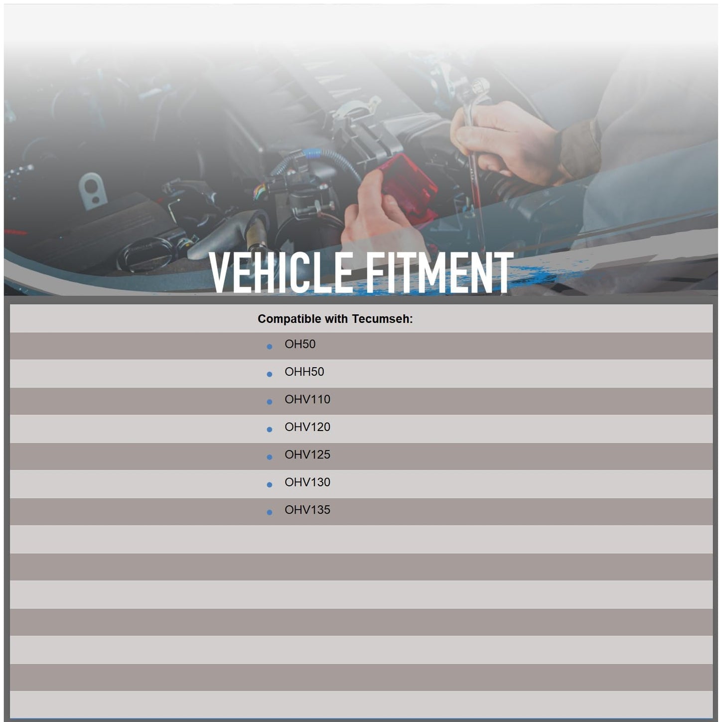 OEG Parts New Starter Compatible with Tecumseh Engines 37425 2 Ear Mounting Compatible with 4 Bolt Old Style 36914 37425