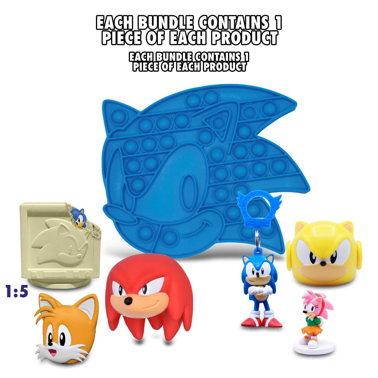 Sonic The Hedghog Ultimate Surprise Toy Collectable Bundle