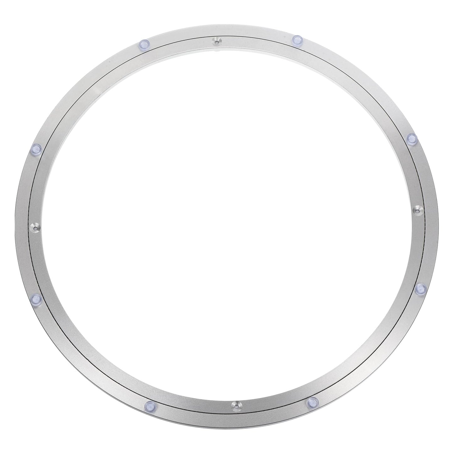 uxcell Aluminium Lazy Susan Turntable Bearing, 20 Inch Round Rotating Bearing Turntable Base for Kitchen Dining Table Base Only