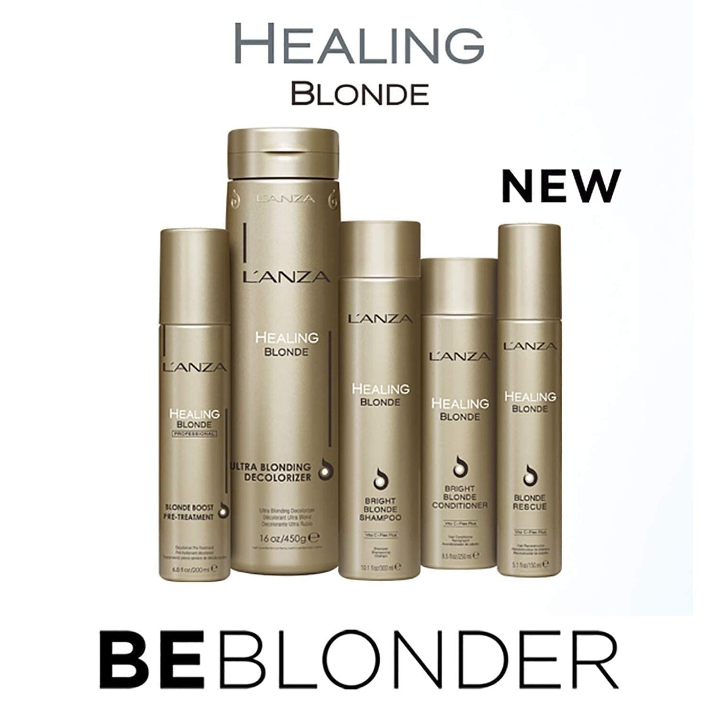 L’ANZA Healing Blonde Bright Conditioner, Formulated for Natural & Decolorized Blonde Hair - Boosts Shine & Brightness while Healing, with Sulfate-free, Paraben-free, Gluten-free Formula (32 Fl Oz)
