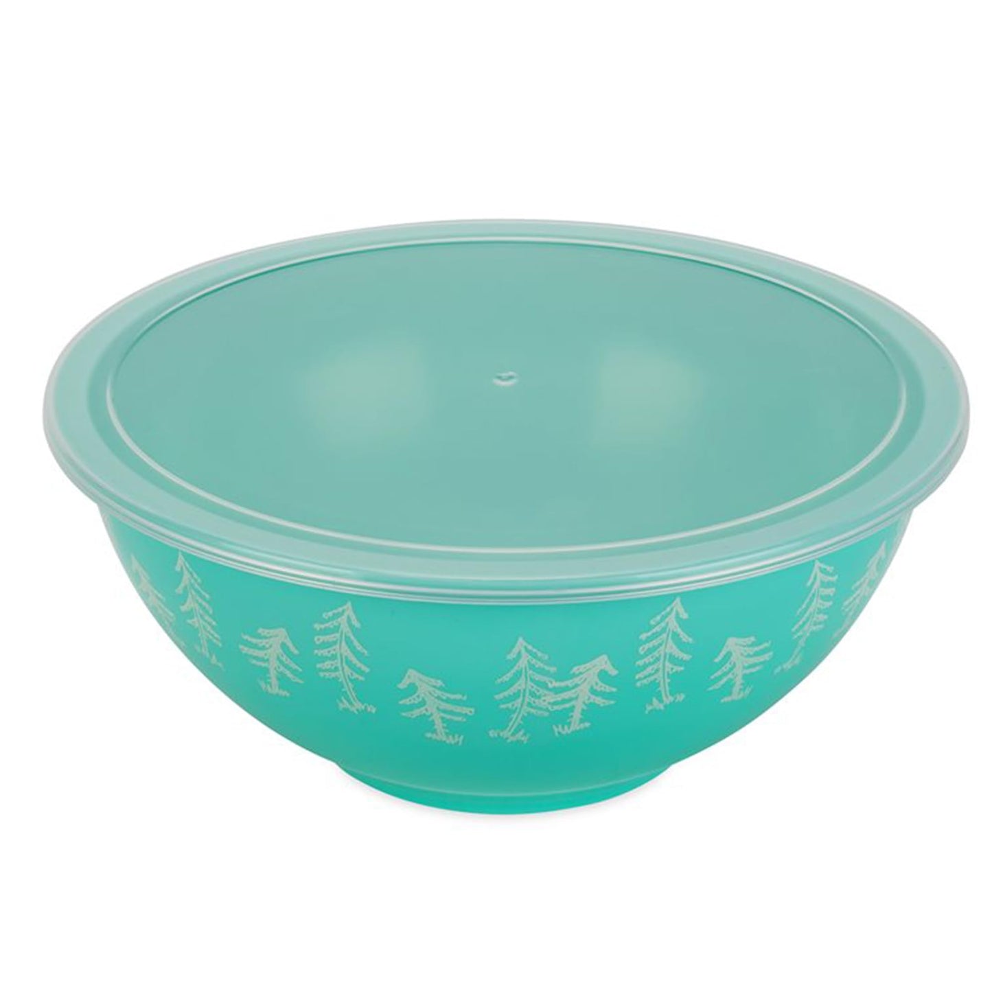 Camco Life is Better at The Campsite Nesting Bowl Set, Includes (4) Durable Melamine Bowls with (4) Plastic Lids Suitable for On-The-Go Lifestyles