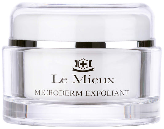 Le Mieux Microderm Exfoliant - Radiance Boosting Microdermabrasion Scrub for Face & Neck, Exfoliating Facial Polish for Congested Pore & Uneven Skin Tone, No Parabens or Sulfates (1.75 oz / 52 ml)
