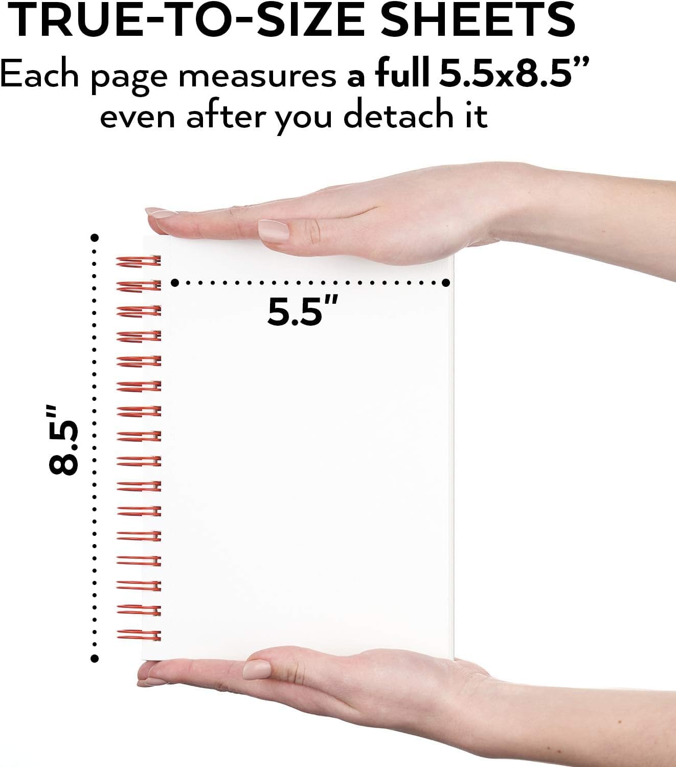 ARTEZA Watercolor Pad, Pack of 3, 5.5x8.5", 90 Sheets, 140lb/300gsm, Cold Press, Acid-Free, Art Supplies for Watercolor Techniques and Mixed Media
