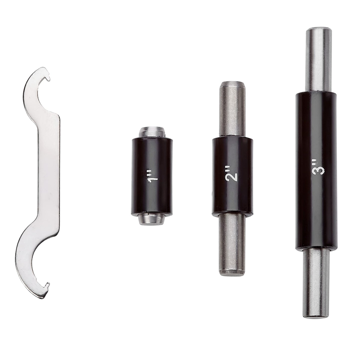Premium Outside Micrometer Set 0-4" / 0.0001" (0-1"/1-2"/2-3"/3-4") Precision Machinist Tools w/Carbide Tips, Standards, Ratchet Stop