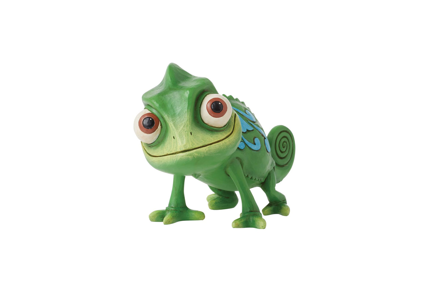 Enesco Disney Traditions Collection by Jim Shore Tangled Pascal The Chameleon Figurine- Stone Resin Hand Painted Crafted Collectible Rapunzel Disney Mini Figurines Home Decor Statue, 3.75 Inch