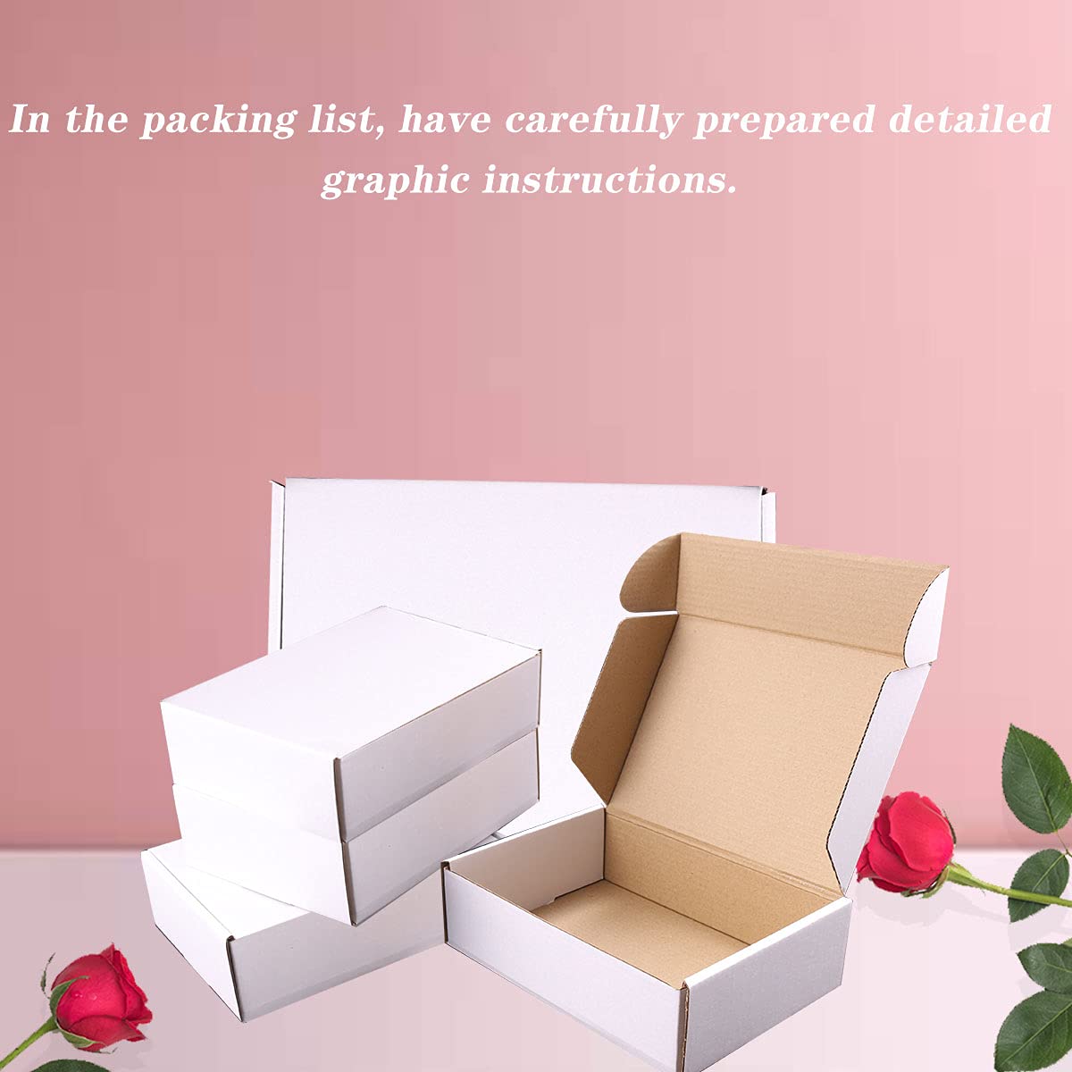 Shipping Boxes, 12"x9"x4" Which is Anti-Impact Come with Exquisite Sealing Label.Suitable E-Commerce Packaging, Shipping Packaging.