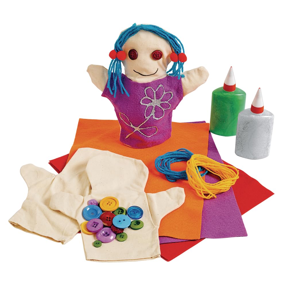 Colorations CANPUP Canvas Person Puppets (Pack of 12)
