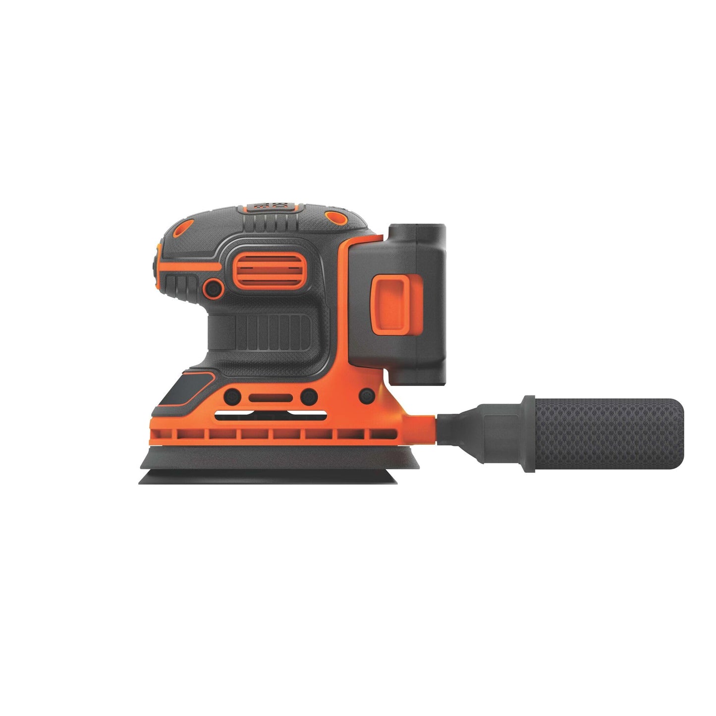 BLACK+DECKER 20V MAX Orbital Sander, Cordless, 12,000 OPM, 2 Sandpaper Sheets, Battery and Charger Included (BDCRO20C)