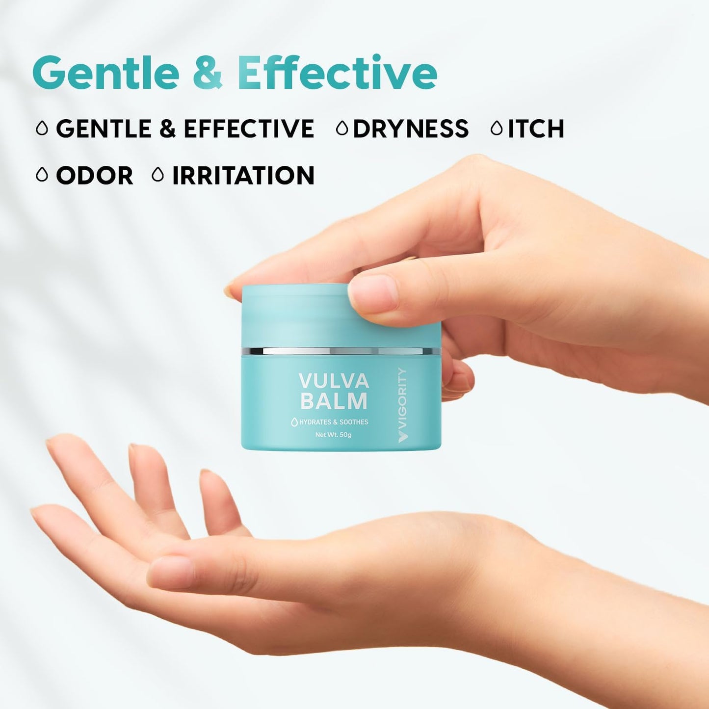 Vigority Vulva Balm Vaginal Moisturizer for Women 2-pack: Intimate Skin Care Relieves Dryness, Itch, Odor & Irritation - Menopause Suppor With Beeswax, Shea Butter, Emu Oil, and CoQ10 - Estrogen Free