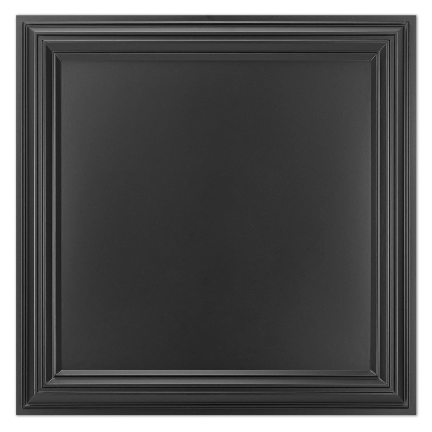 Art3d 24-Pack Drop Relief Ceiling Tiles for Home, Office & Commercial Space, 24 x 24in PVC Waterproof 3D Wall Panels Cover 96 Sq. Ft, Black