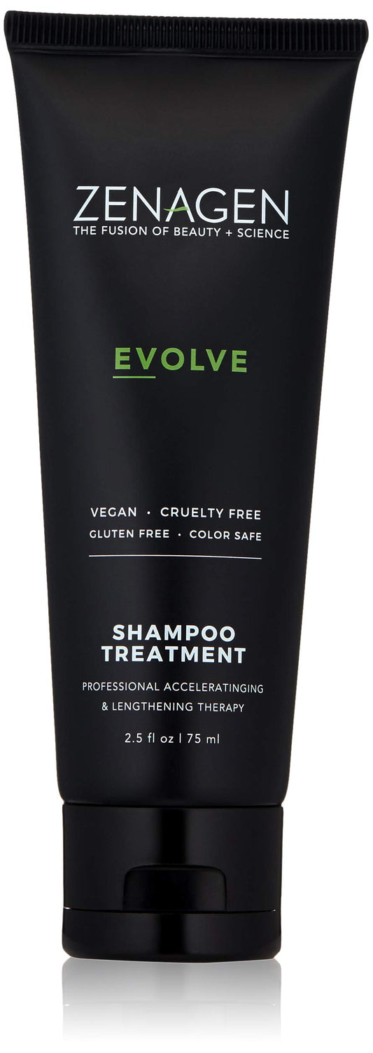 Zenagen Evolve Shampoo (Unisex) | Repairs And Strengthens Damaged Hair, Promotes Thicker Fuller Hair, Nourishing Plant-Based Formula, Color-Safe, Vegan, Suitable For All Hair Types