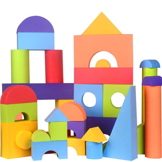Large Building Foam Blocks for Toddlers – Giant Jumbo Big Building Blocks, Toddler Toys for 3+ Year Old Boy and Girl Gifts (36 Pieces)