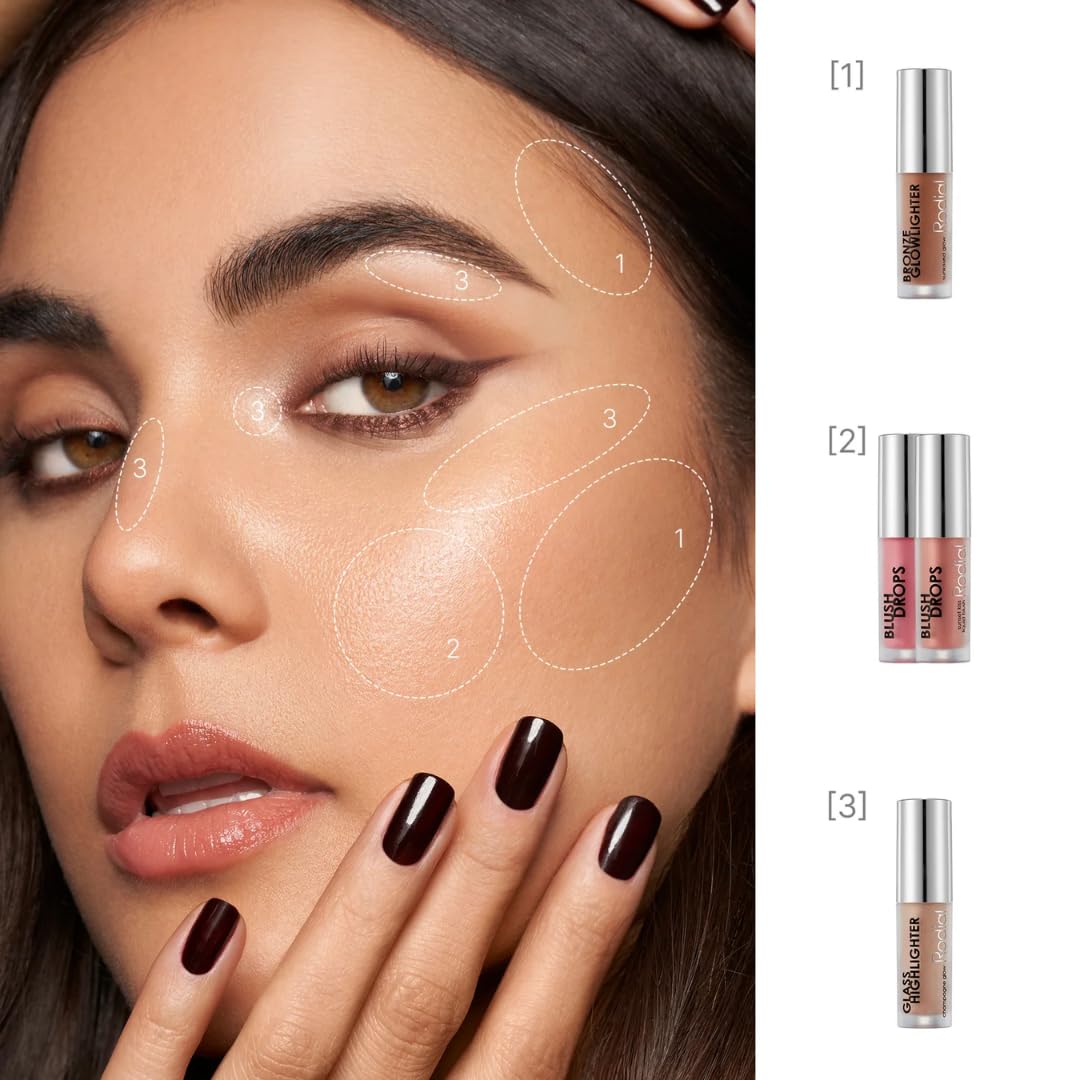 Rodial Bronze Glowlighter 0.2 fl oz, Cream Bronzer for Instant Skin Luminosity, Vit E Vit B Hydrating Liquid Bronzer for Contours and Whole Complexion, Light Formula, Pearlescent Bronzing Pigment