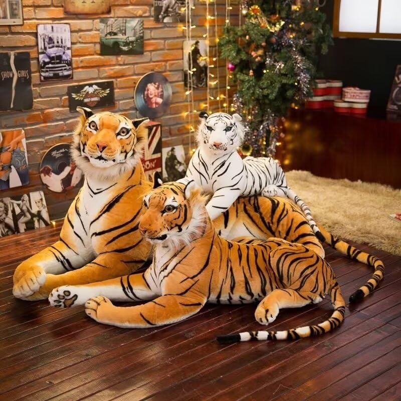 DHXSTSM Large Stuffed Tiger Plush Toy- Giant Tiger Stuffed Animal (28inches,Excluding Tail)