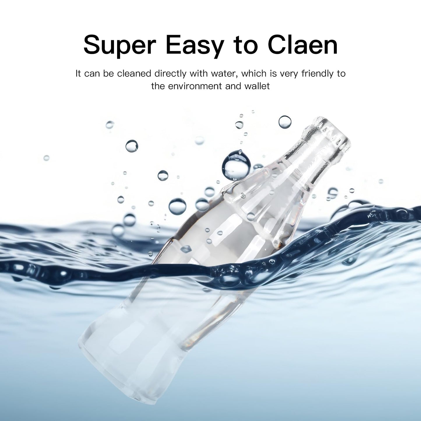NOVA3D Ultra Clear Water Washable 3D Printer Resin High Precision 405nm LCD UV Fast Curing 3D Printing Resin for LCD DLP Resin 3D Printers, Resist Yellowing ＆ Low Odor (Ultra Clear, 1kg)
