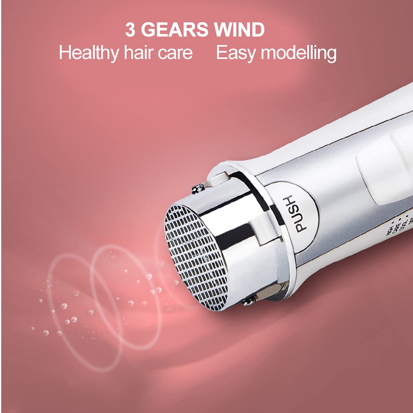 2 in 1 Hair Dryer Brush, Negative Ion Anti-frizz Hot Air Brush Blower, Professional Electric Household Hair Curling Comb, Protable Hair Dryer Comb Machine