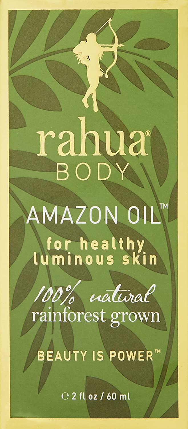Rahua Body Oil with Vitamin C, E & Omega 3s, 2 Fl Oz, Skin Moisturizer Oil for All Skin Types, Lightweight, with Nourishing Natural, Plant-Based Derived Ingredients, Amazon Rainforest Botanical Scent