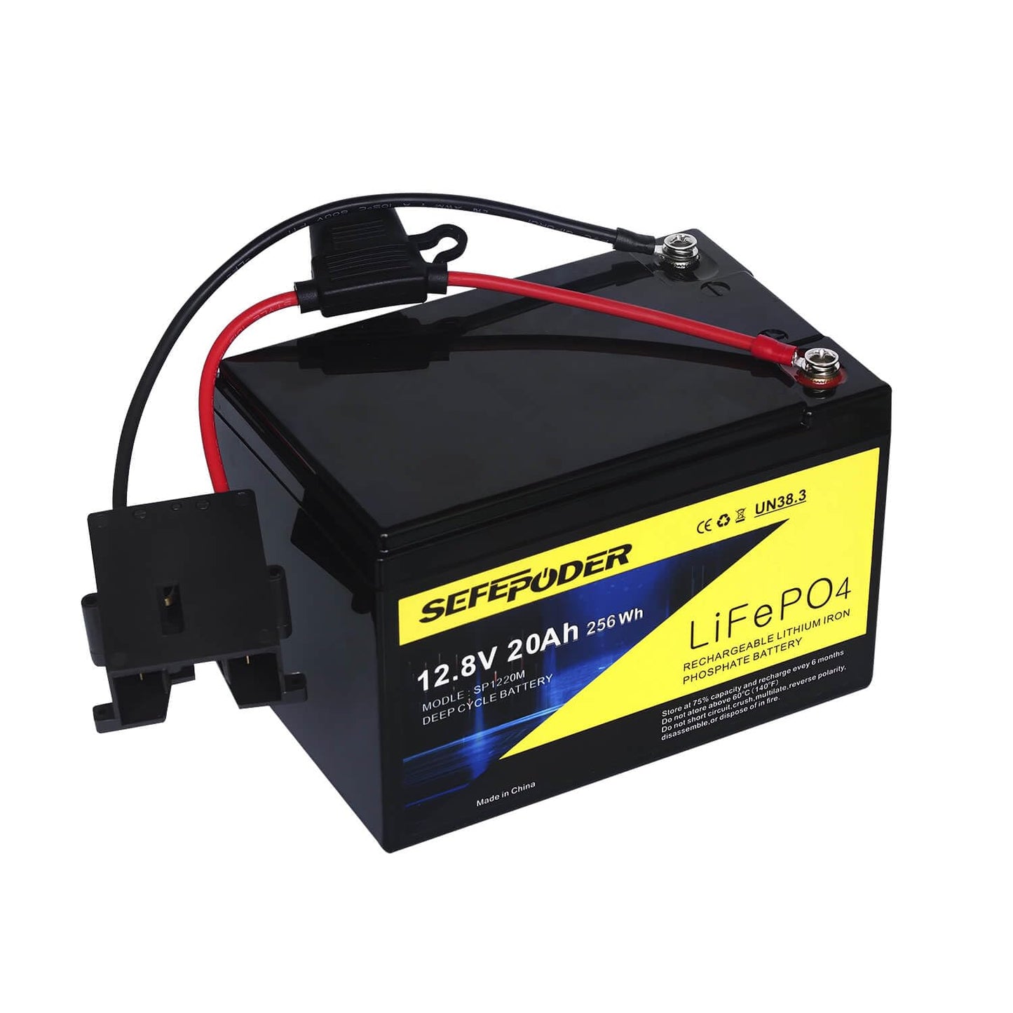 SEFEPODER Replacement Battery Compatible with Fisher Price Power Wheels 12 Volt Battery,12V 20Ah Lifepo4 Lithium Ion Rechargeable Battery for Power Wheels Ride-On Vehicles