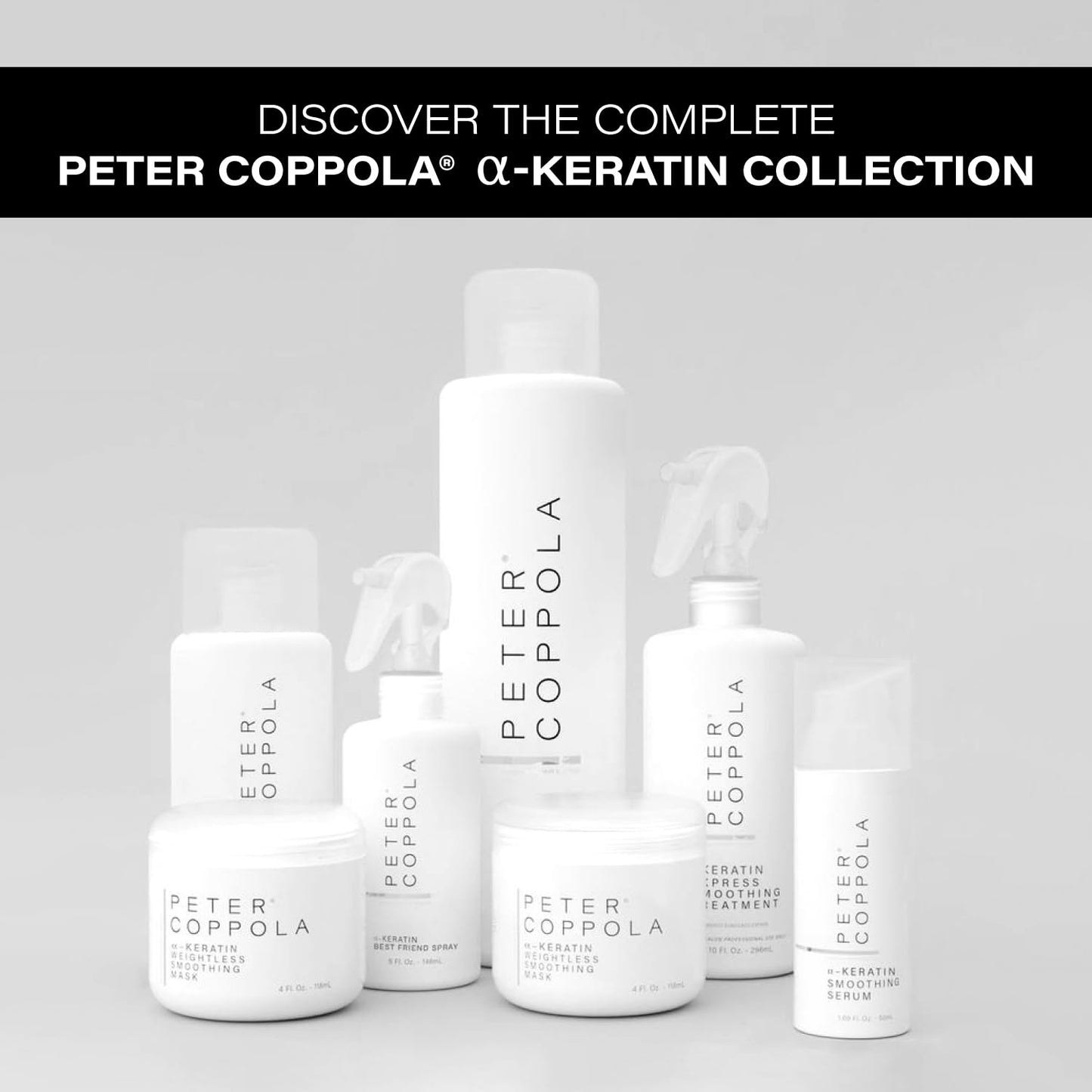 PETER COPPOLA a-keratin Smoothing Conditioner - Detangles, Nourishes, Eliminates Frizz, Smooths And Restores Shine - Infused With Argan Oil, Jojoba, Coconut Oil And Grape Seed Oil (24 oz)