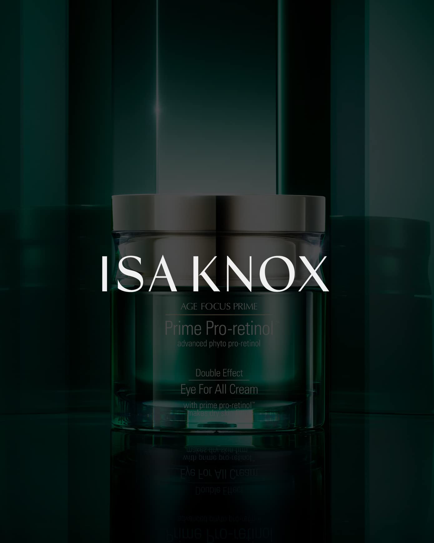 Isa Knox AGE FOCUS Prime Double Effect Eye For All Cream Set (3.4fl oz) - Korean Skincare Set, Lightweight Rich Eye Cream, Toner, Emulsion by LG Beauty. Daytime Retinol.