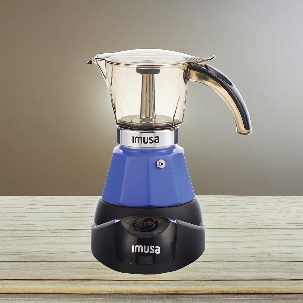 IMUSA 3 or 2cup Electric Espresso Maker, Purple