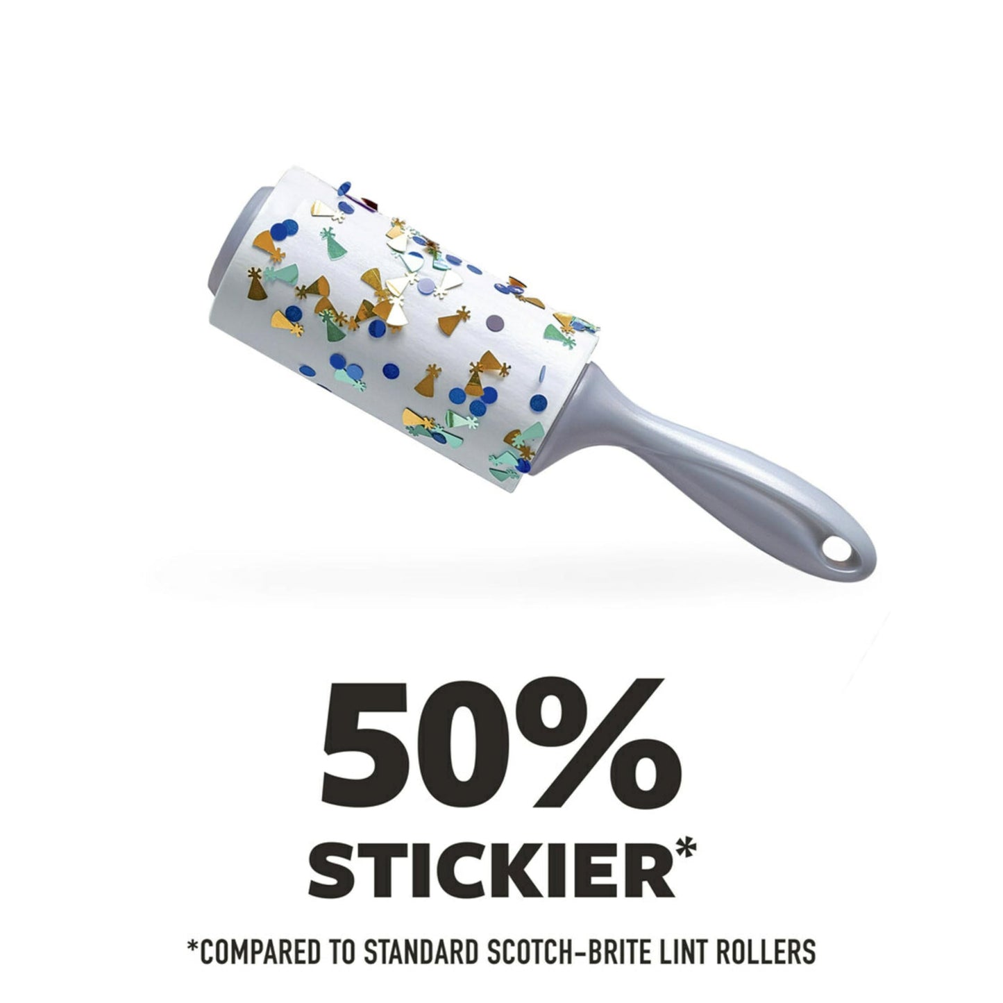 Scotch-Brite Extreme Clean Lint Roller, 50 Percent Stickier, Works Great On Pet Hair, 100 Sheets