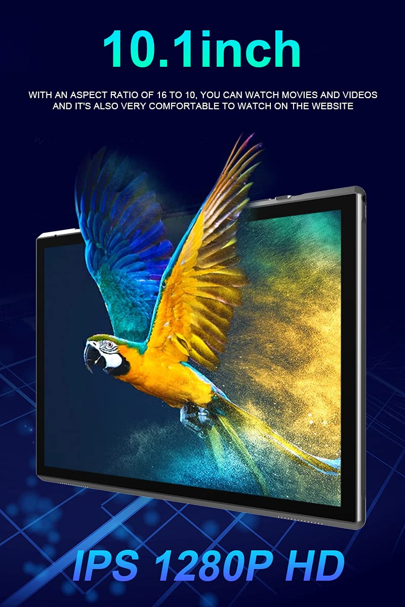 10 inch Tablet Android 15 Tablet PC, 10.1" Android Tablets DDR4 8GB RAM(5GB Expand) 32GB ROM 2MP+8MP Dual Camera 5G WiFi-6 BT Support 1TB Expand 10 IN IPS 6000mAh Battery Powerful Performance Tablets