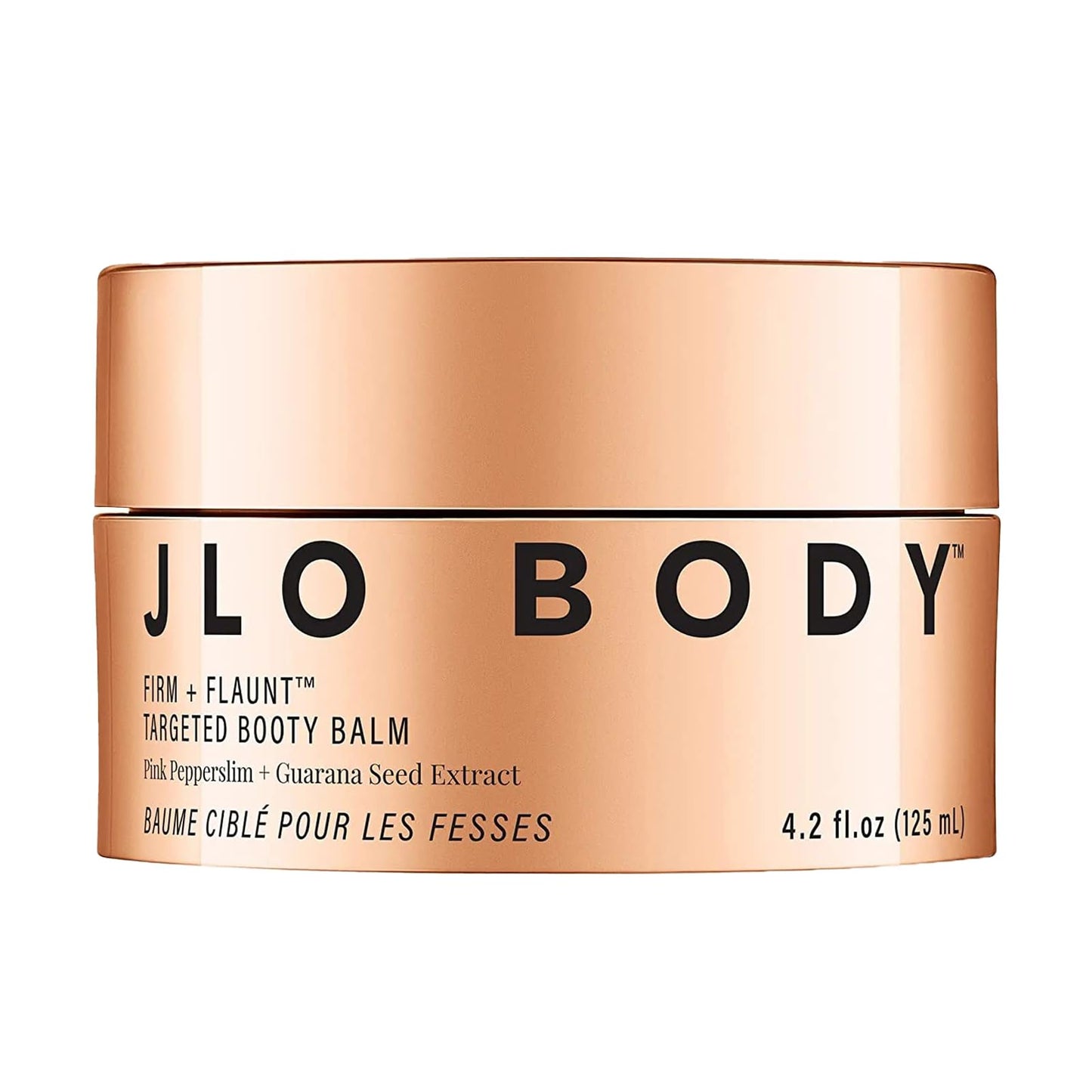 JLO BEAUTY Firm + Flaunt Targeted Booty Balm | Firms, Hydrates, Improves Skin Elasticity & Targets Arms, Waist, Booty, Hips and Thighs | 4.2 Ounce
