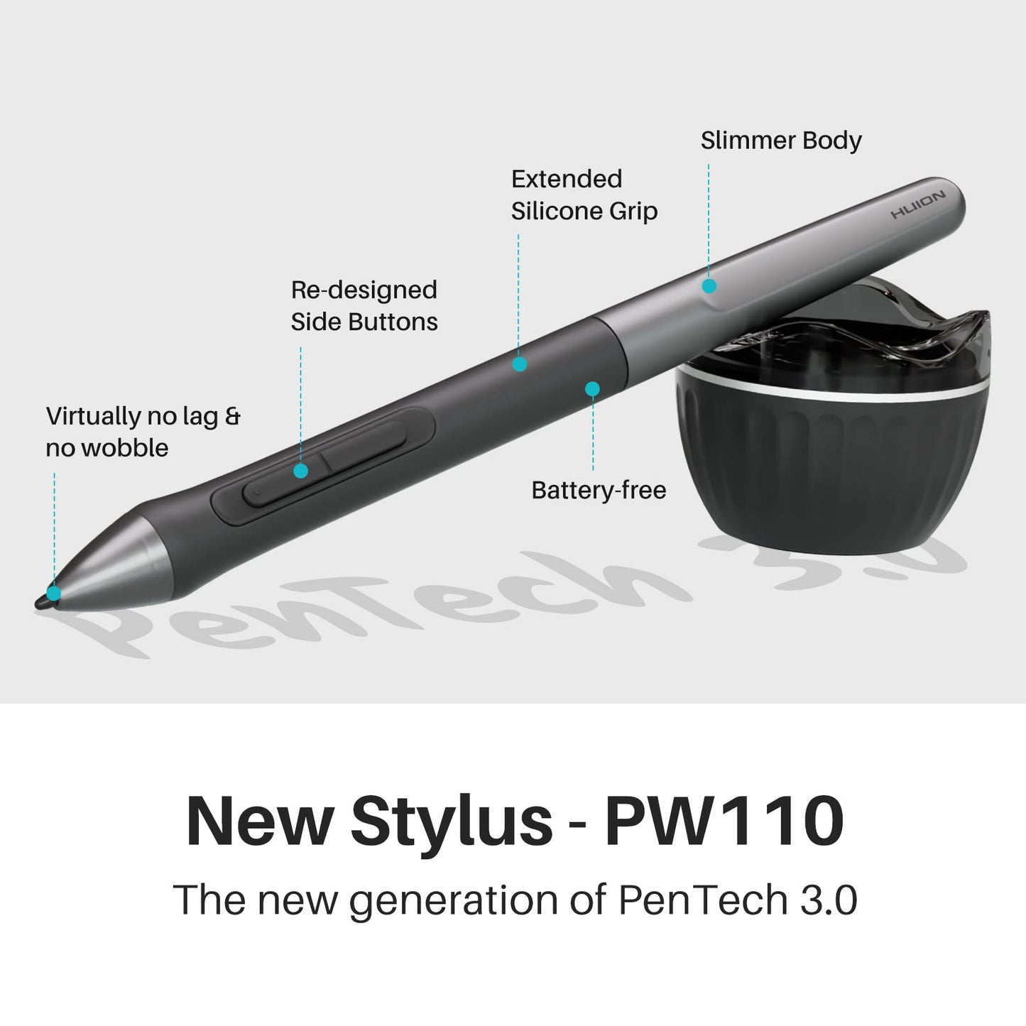 2023 HUION Inspiroy 2 Medium Drawing Tablet with Scroll Wheel 8 Customized Keys Battery-Free Stylus 60° Tilt Support for Digital Art, Design, Sketch, 9x5inch Graphics Tablet, Black