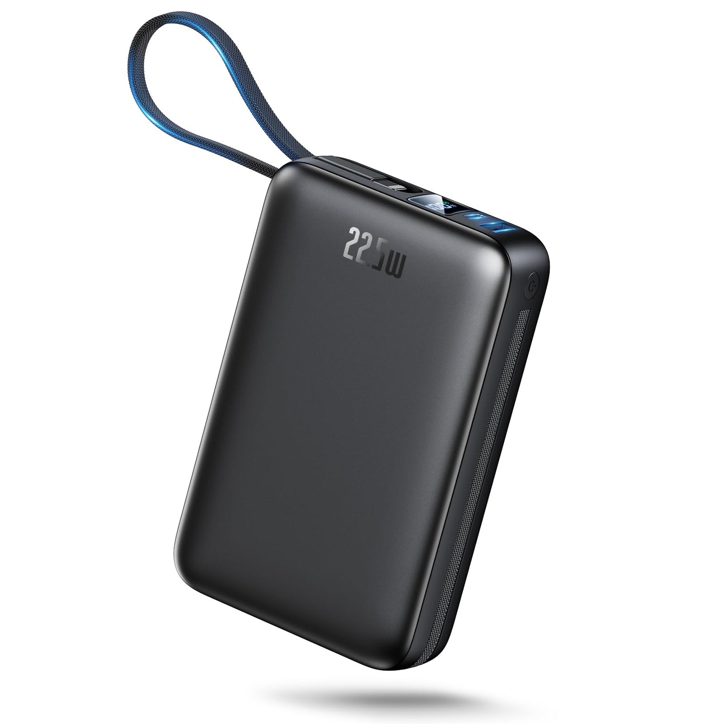 IGGPBB Portable Charger 50000mAh Power Bank,Portable Phone Charger with 2 Built in Cables,22.5W Fast Charging Travel Essentials Battery Pack for iPhone/iPad/MacBook/Android/Samsung Galaxy,Carbon Black