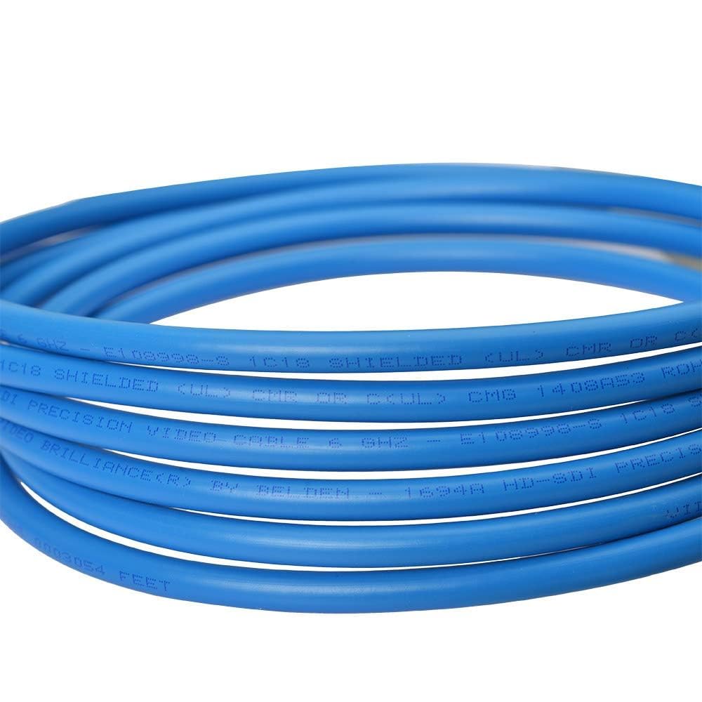 Superbat SDI Cable Long 75 Ohm BNC Cable 3G/6G/12G (Belden 1694A)，1-300FT, Support HD-SDI/3G-SDI/6G-SDI/4K/8K Video,Precision SDI Camera Wire (1Pcs)